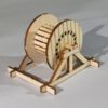 Wooden Cable Drum - 3/4 view