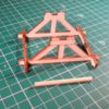 Wooden Cable Drum - drum stand and axle