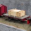 Flat Wagon with additional large packing crate