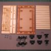 Flat wagon - kit components