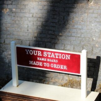 Customised Station Name Boards